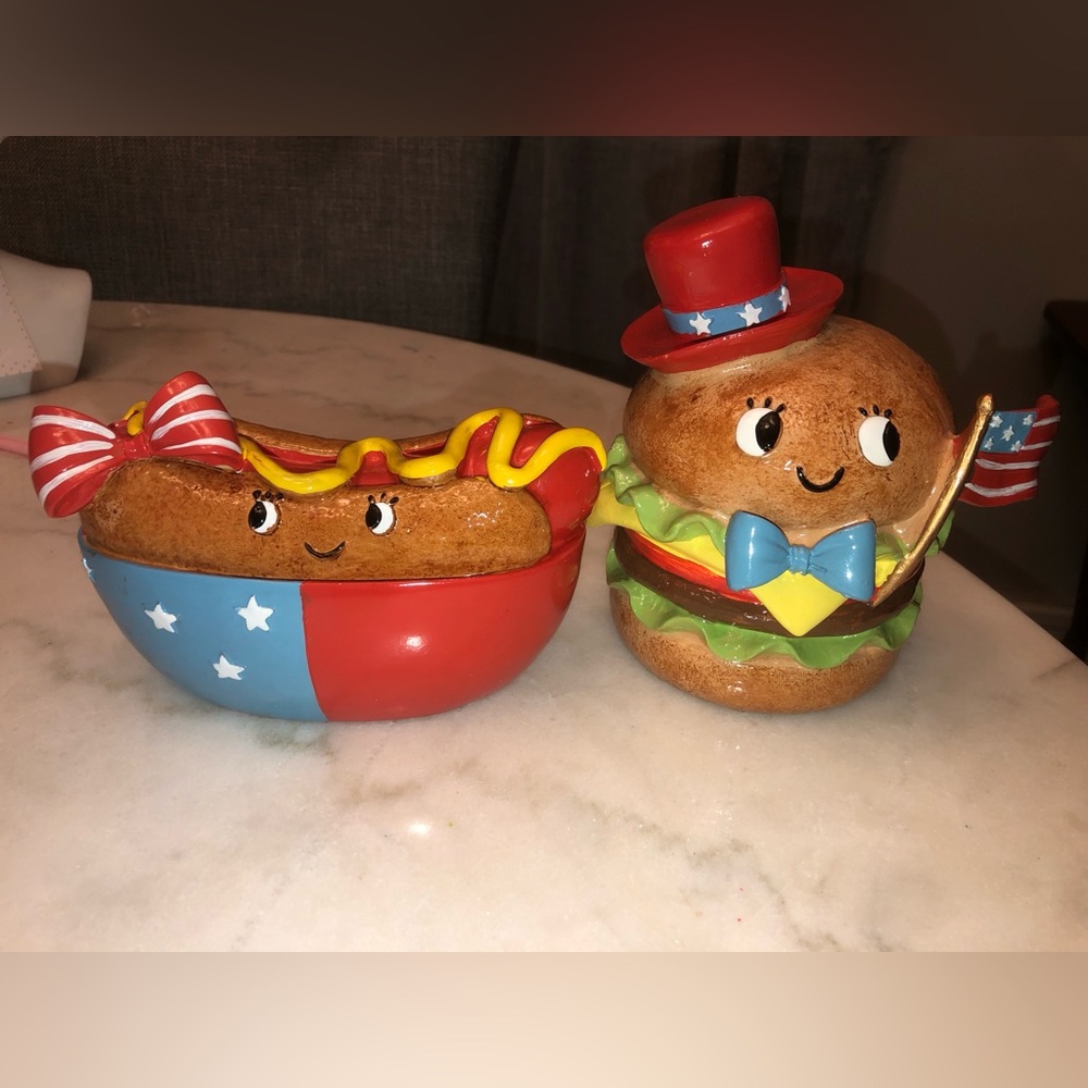 🇺🇸  Hot Dog and Burger Resin set - Patriotic